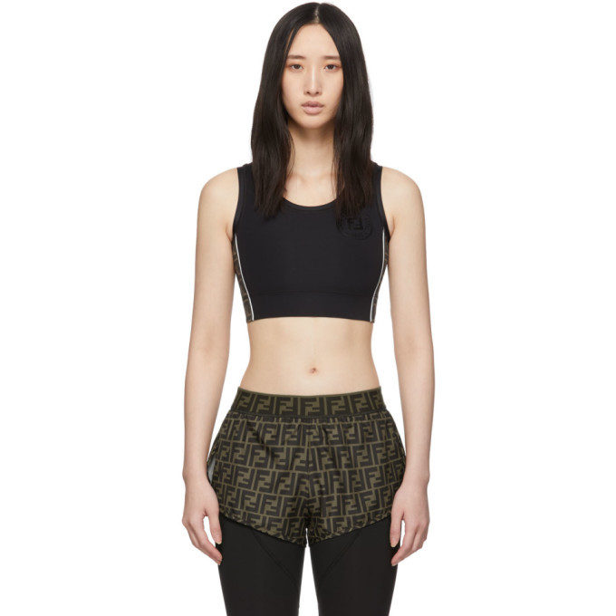 fendi orange sports bra