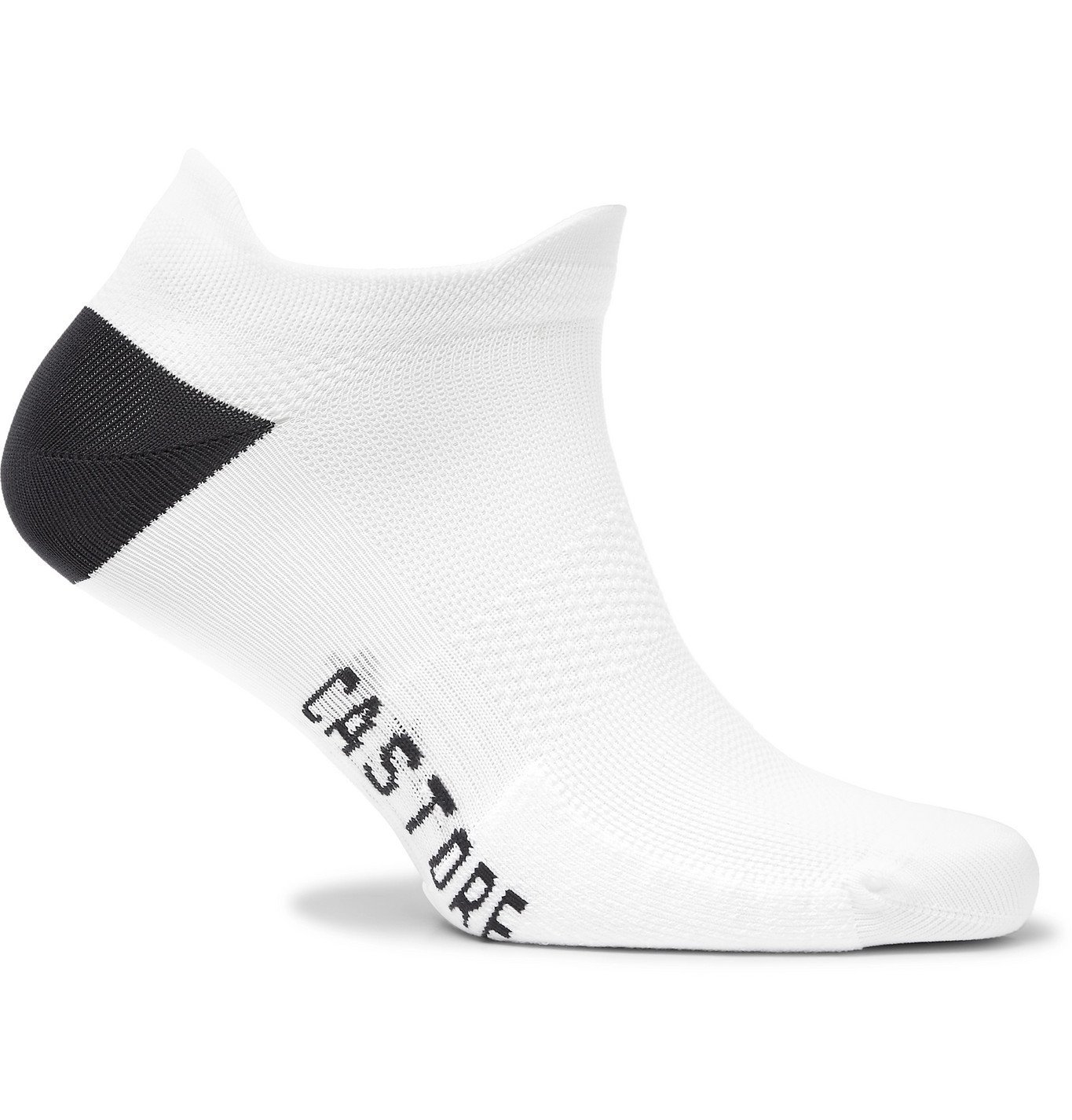 CASTORE - Cortez Logo-Intarsia Stretch-Jersey Socks - White CASTORE