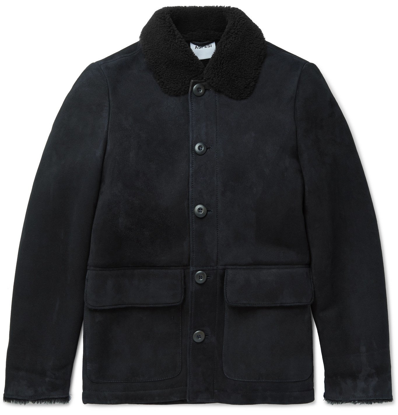 aspesi shearling jacket