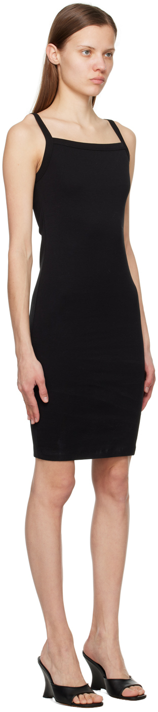 Flore Flore SSENSE Exclusive Black May Midi Dress