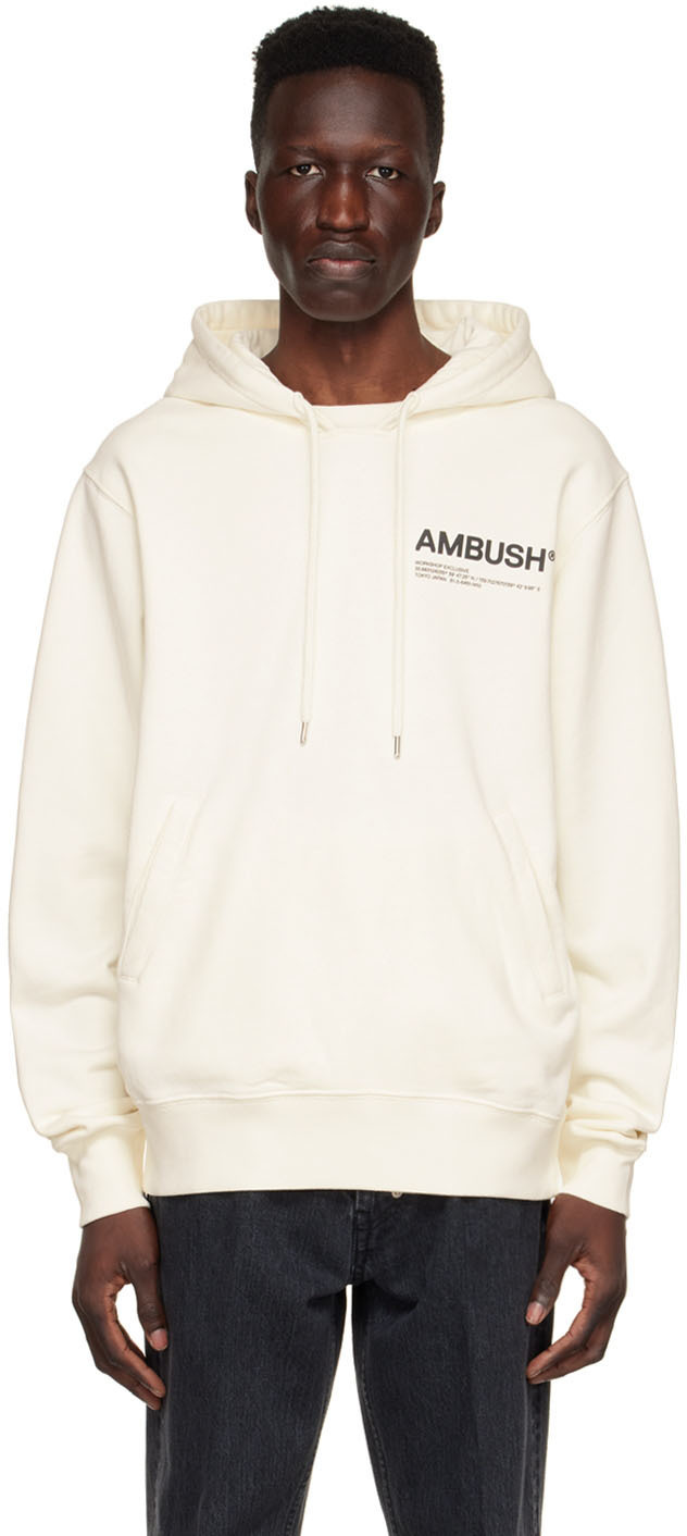 AMBUSH Off-White Cotton Hoodie Ambush