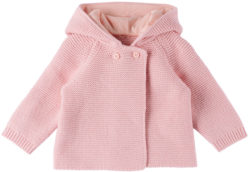 Stella McCartney Baby Pink Hooded Cardigan Stella McCartney