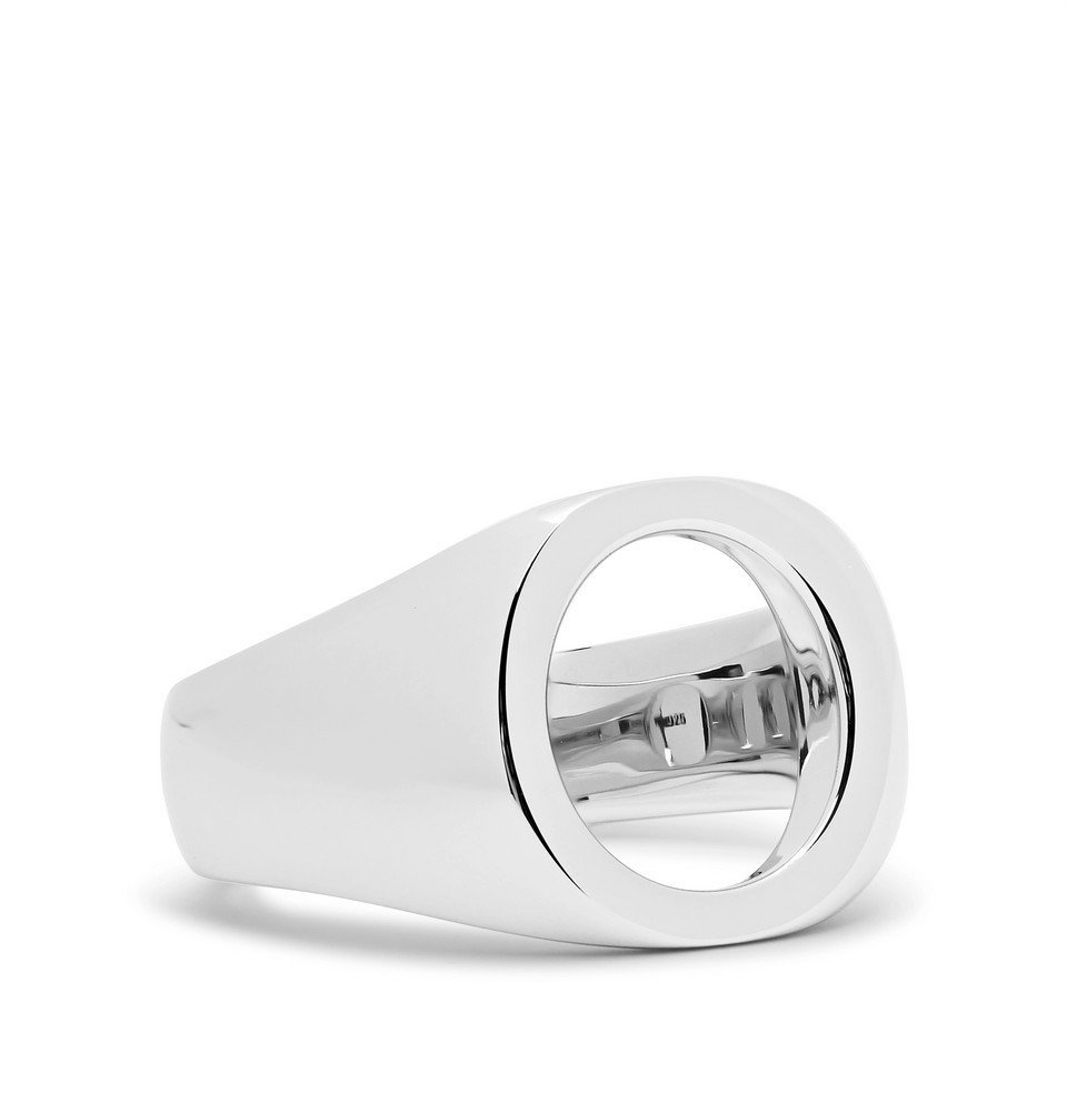Tom Wood Open Oval Sterling Silver Ring | myglobaltax.com