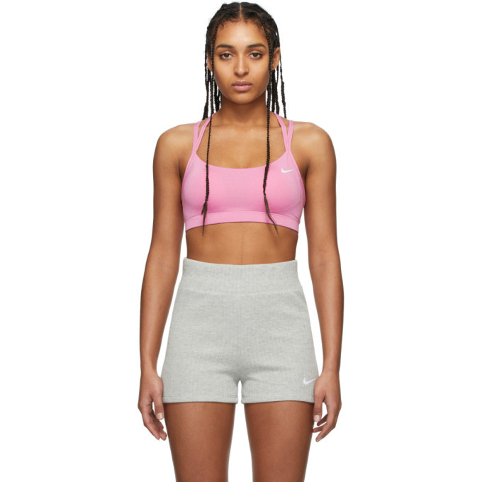 pink sports bra nike