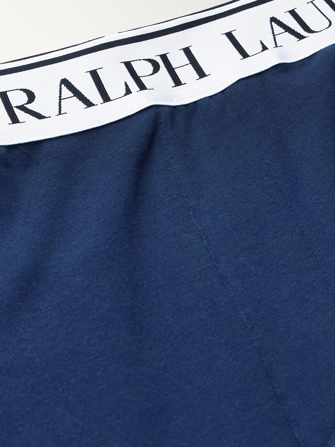 Polo Ralph Lauren - Slim-Fit Logo-Jacquard Cotton-Blend Jersey Pyjama Trousers - Blue
