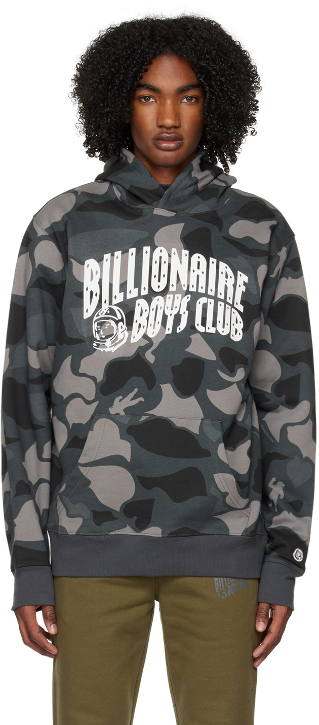 Billionaire Boys Club Black Camo Print Arch Hoodie Billionaire Boys Club