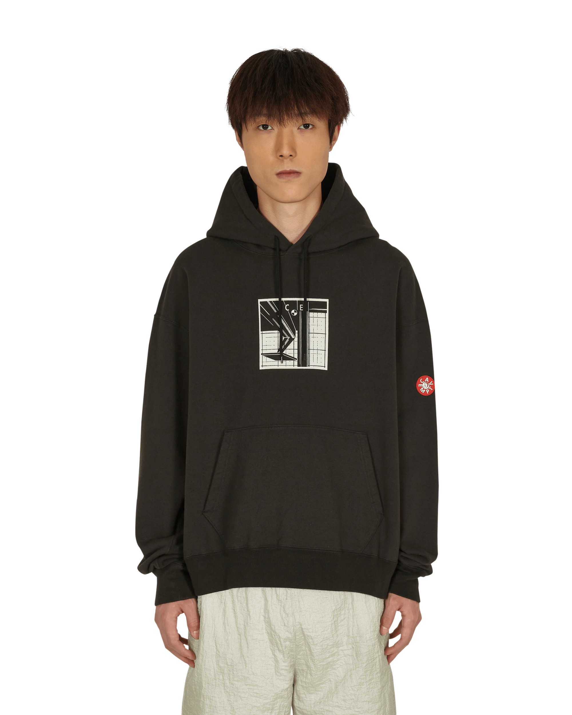 Cav Empt Round Cut Line Crewneck Sweatshirt Black Cav Empt