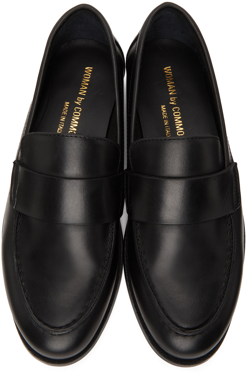 Common Projects Black Leather Loafers Common Projects