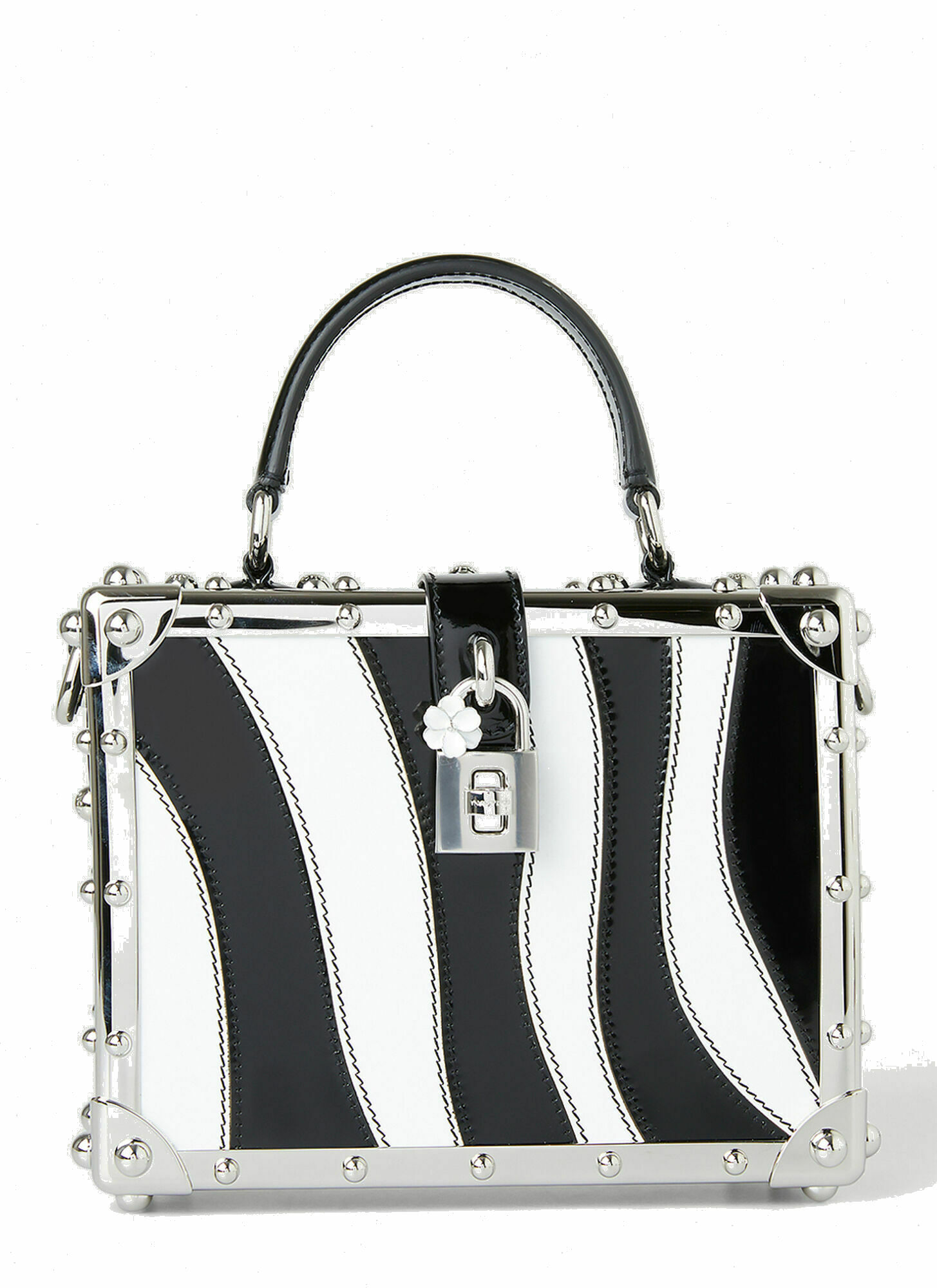 Photo: Zebra Box Shoulder Bag in Black