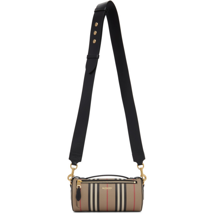 Burberry Beige Vintage Check Barrel Bag Burberry