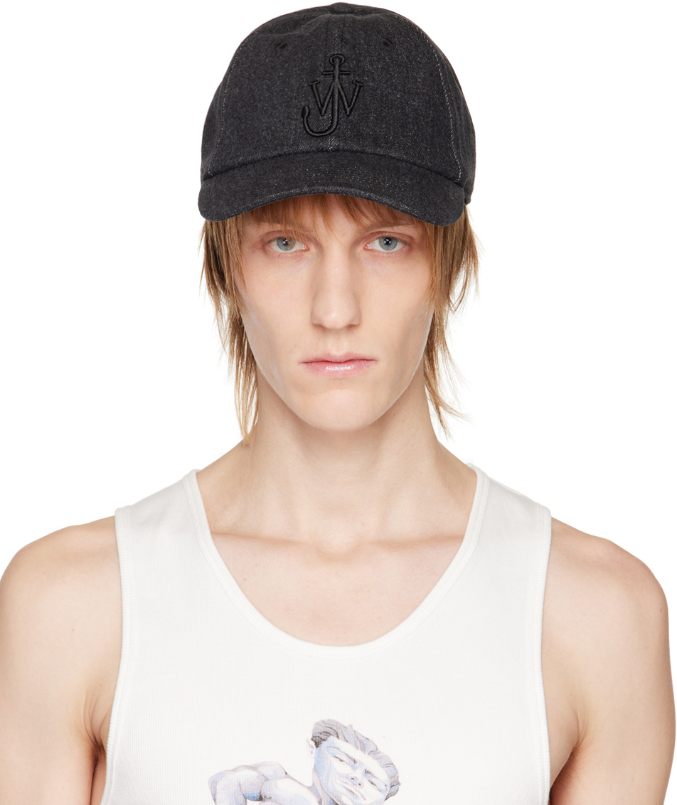 JW Anderson Gray Logo Cap JW Anderson