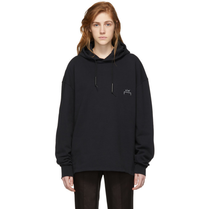 A-Cold-Wall* Black Basic Bracket Hoodie A-Cold-Wall*
