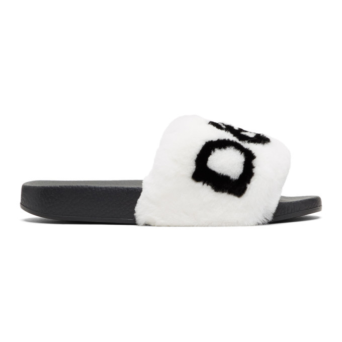 dolce and gabbana fur slides