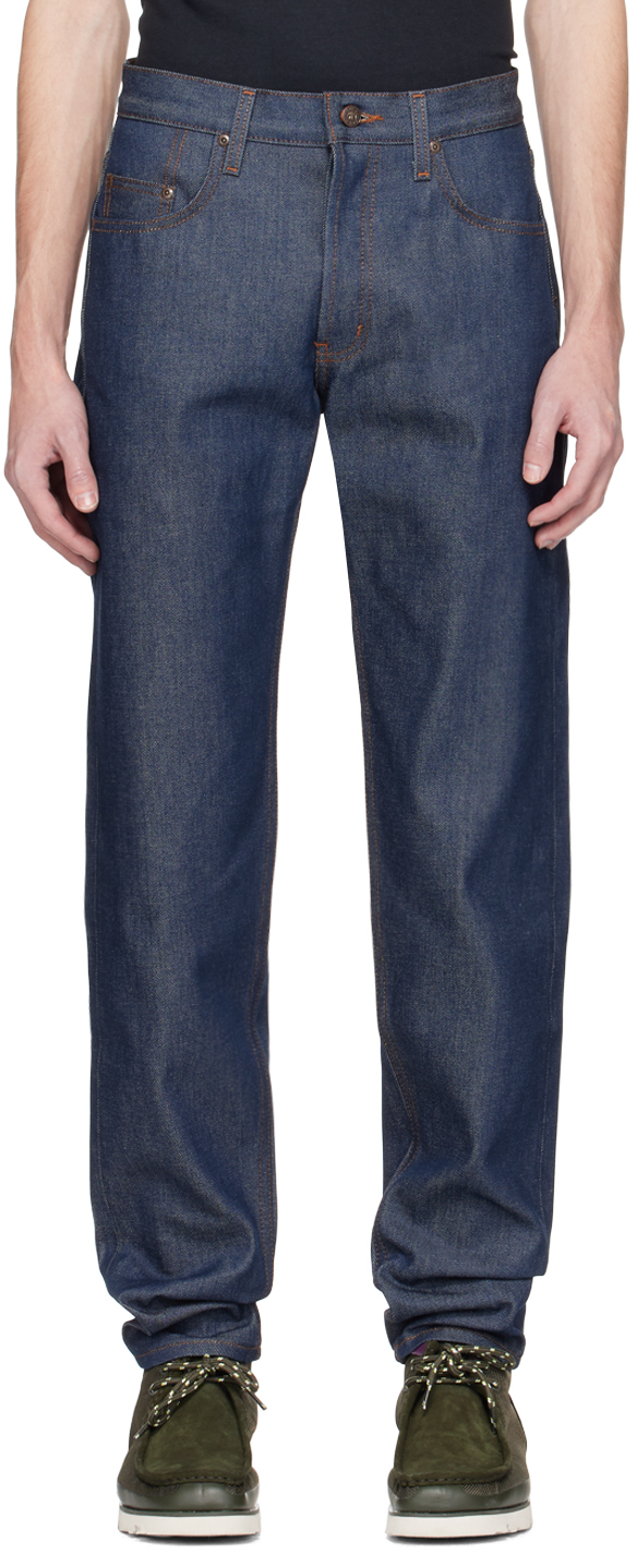 Naked Famous Denim Indigo Easy Guy Jeans Naked And Famous Denim