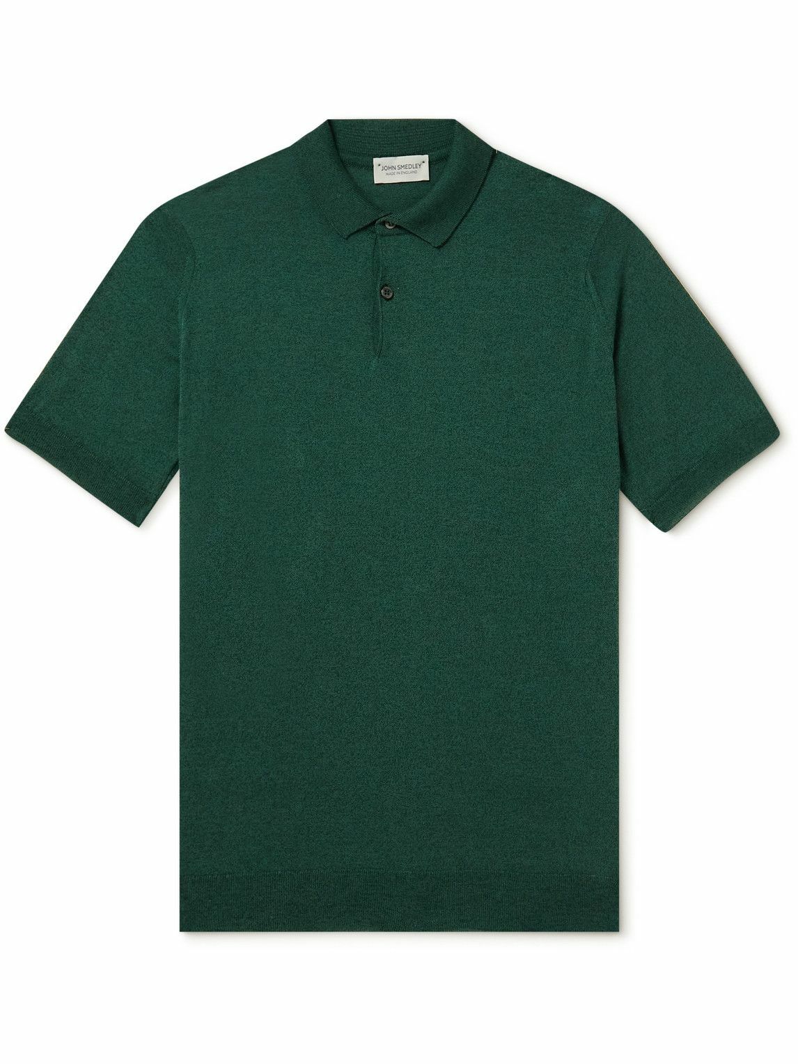 John Smedley - Payton Slim-fit Wool And Cotton-blend Polo Shirt - Green 