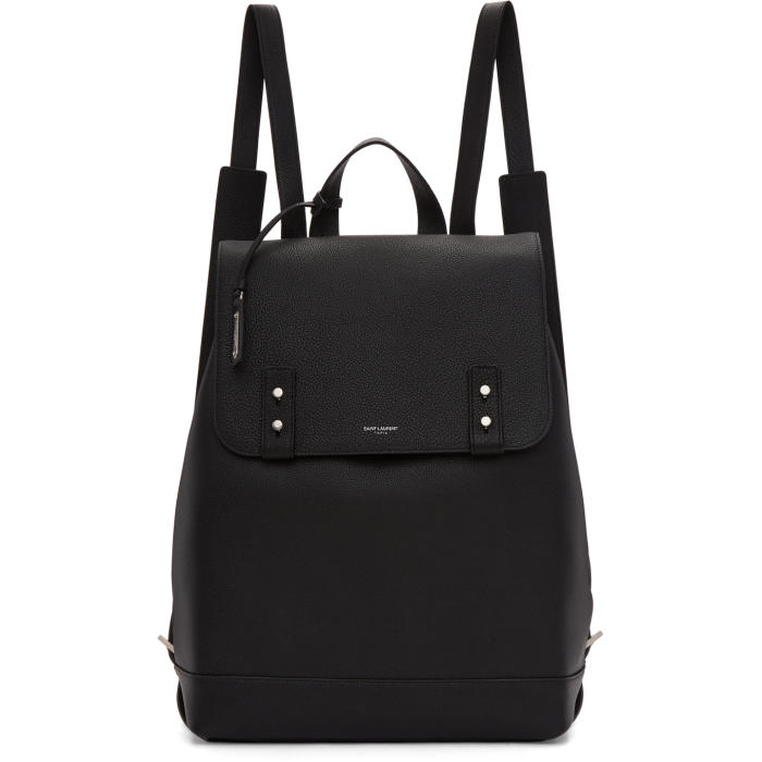 saint laurent black backpack