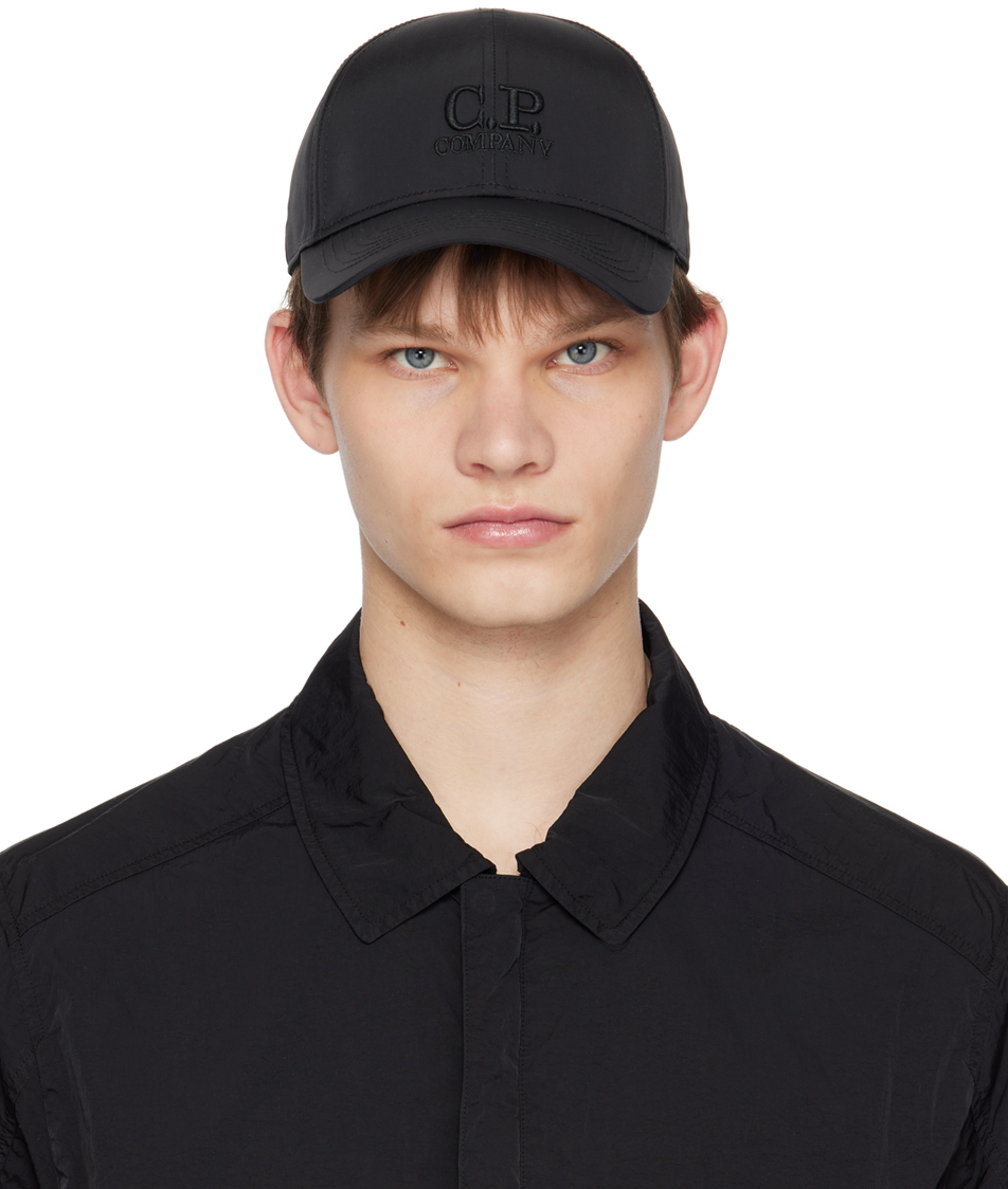 C.P. Company Black Logo Cap C.P. Company