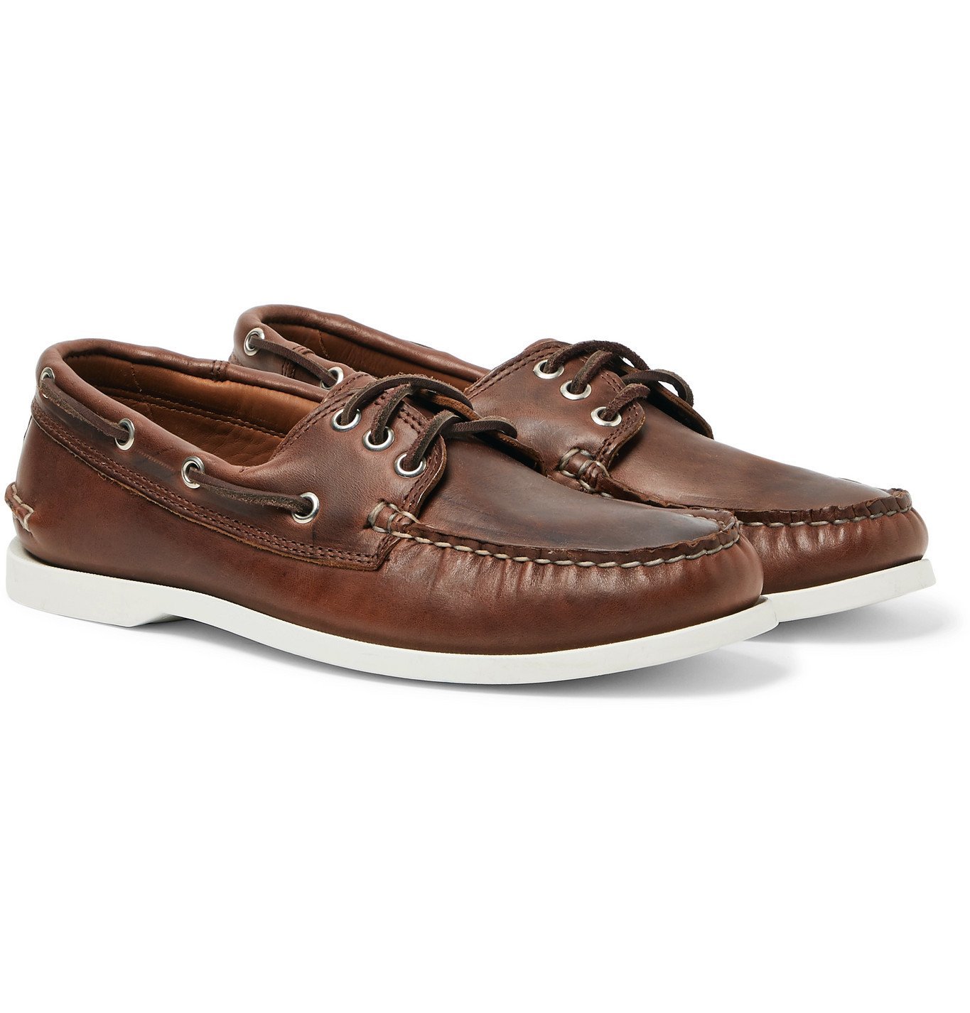 Quoddy - Downeast Leather Boat Shoes - Brown Quoddy