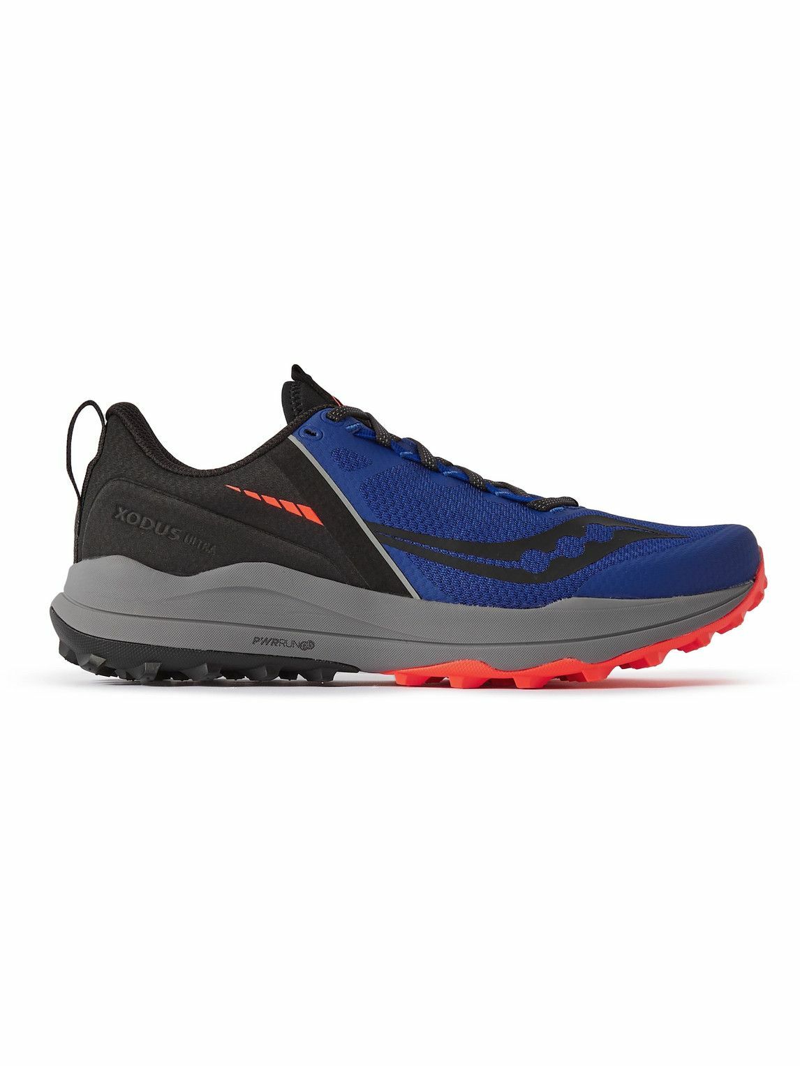 Photo: Saucony - Xodus Ultra Rubber-Trimmed Mesh and Scuba Running Sneakers - Blue