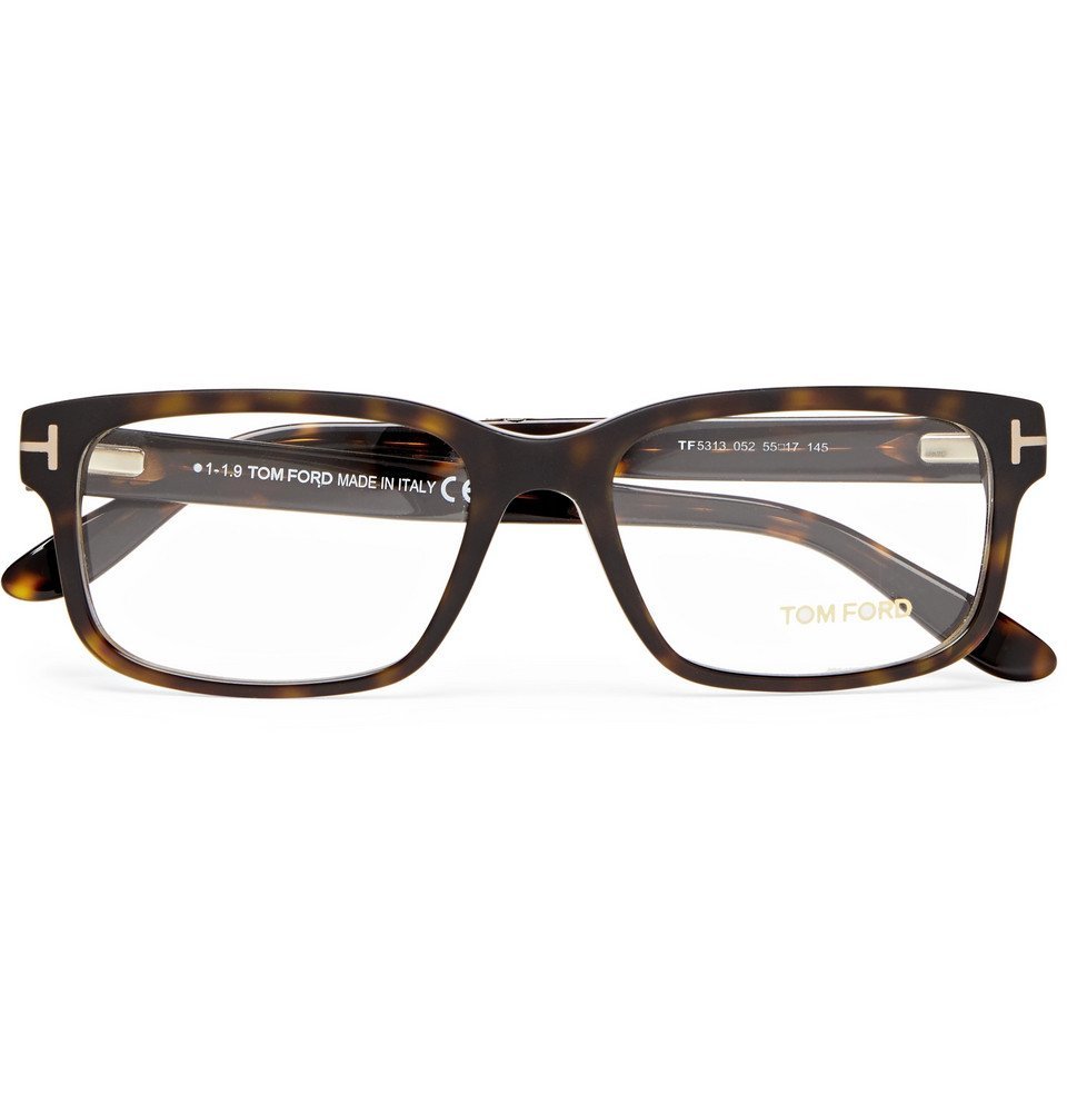 TOM FORD - Square-Frame Tortoiseshell Acetate Optical Glasses ...