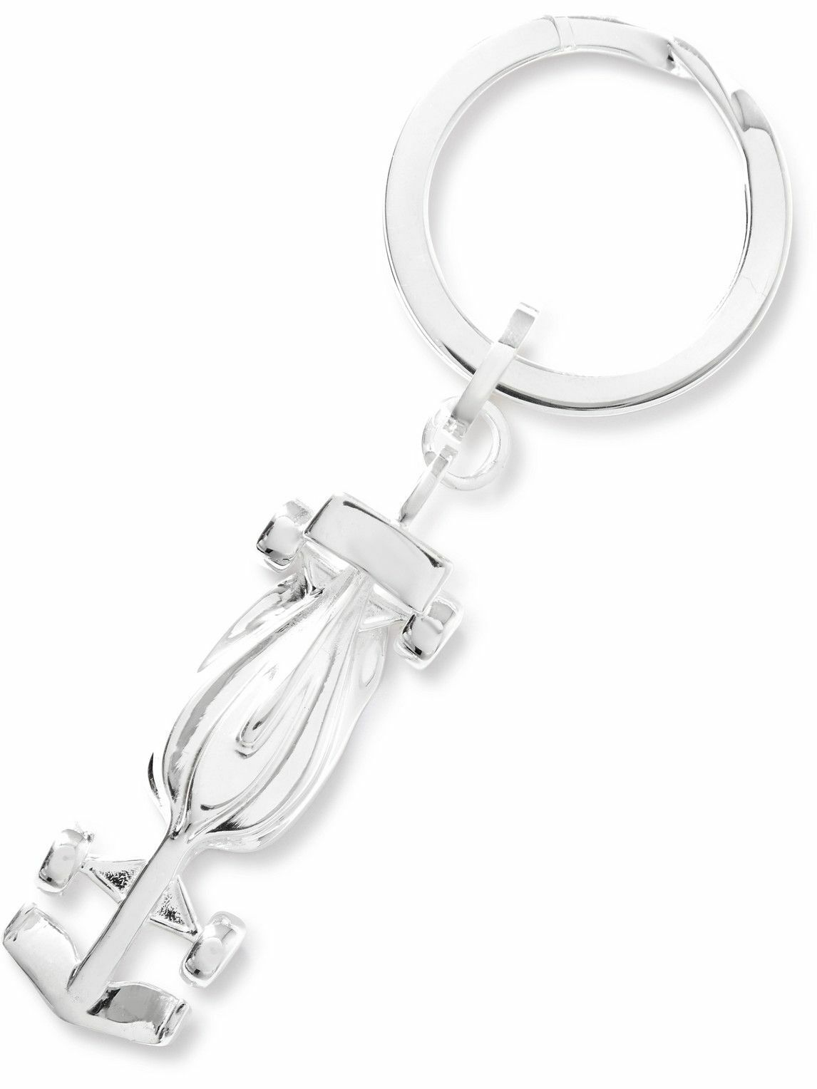Asprey F1® Sterling Silver Key Fob Asprey