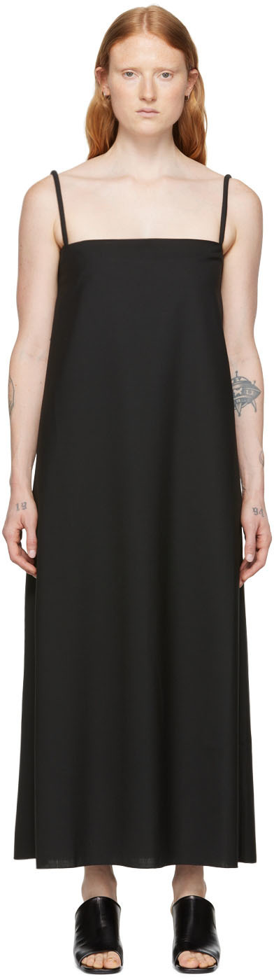 Nanushka Black Maelle Midi Dress Nanushka