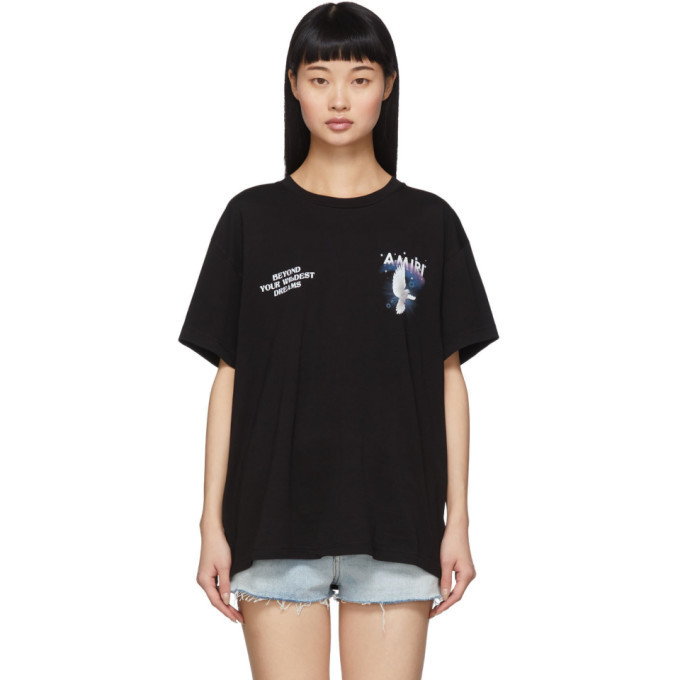 Amiri Black Rainbow Dove T-Shirt Amiri