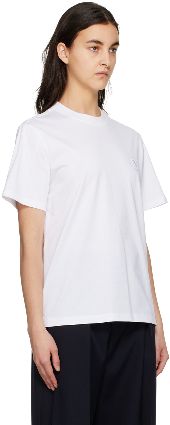 Wooyoungmi White Embroidered TShirt Wooyoungmi