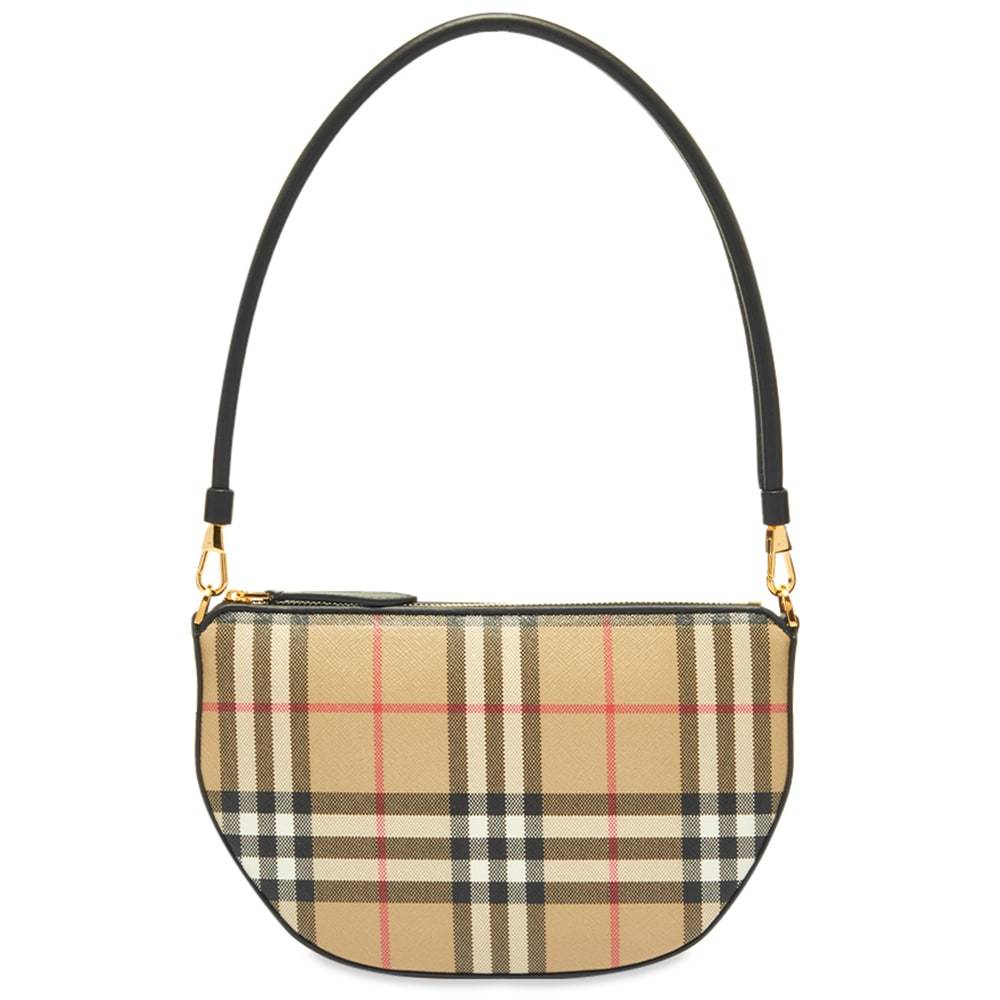 Burberry Olympia Checked Pouch Bag
