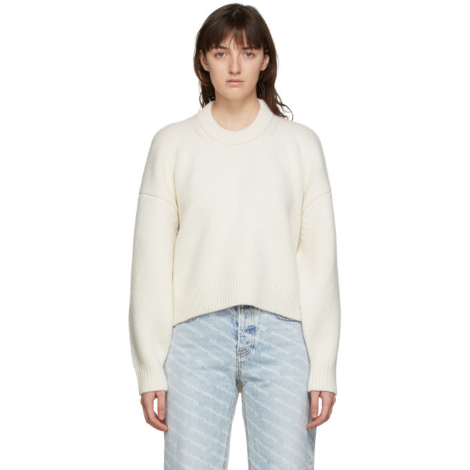alexander wang white sweater
