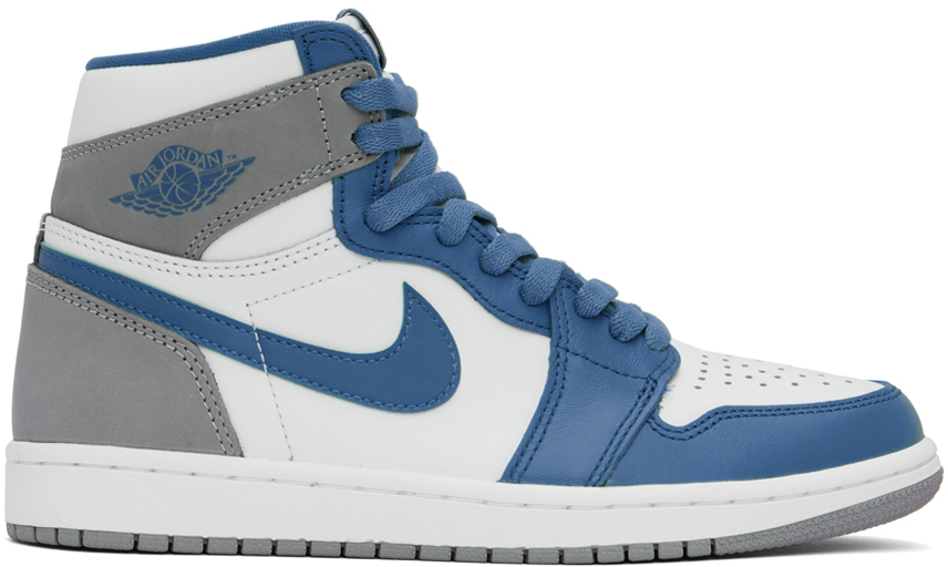 nike air jordan blue white