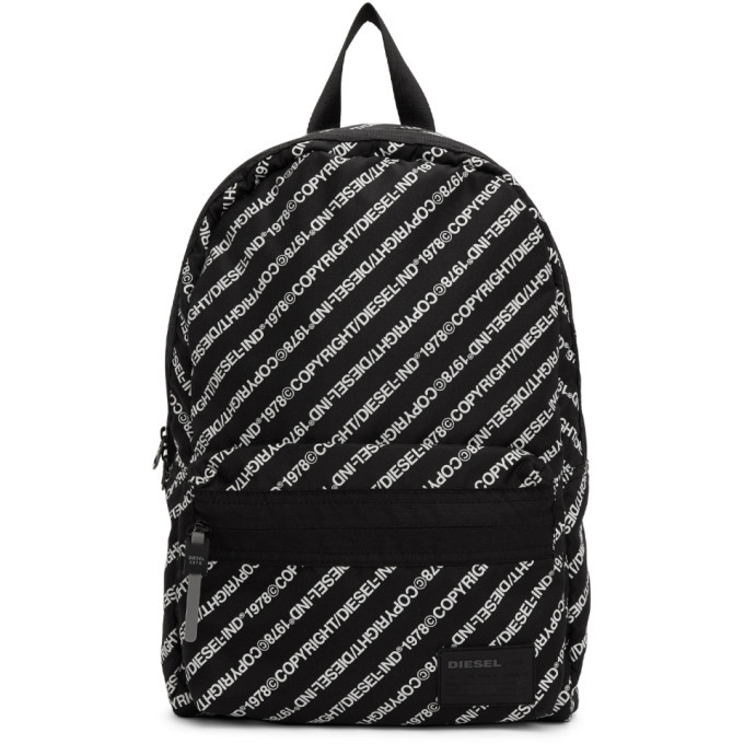 Diesel Black Discover-Me Mirano Backpack Diesel