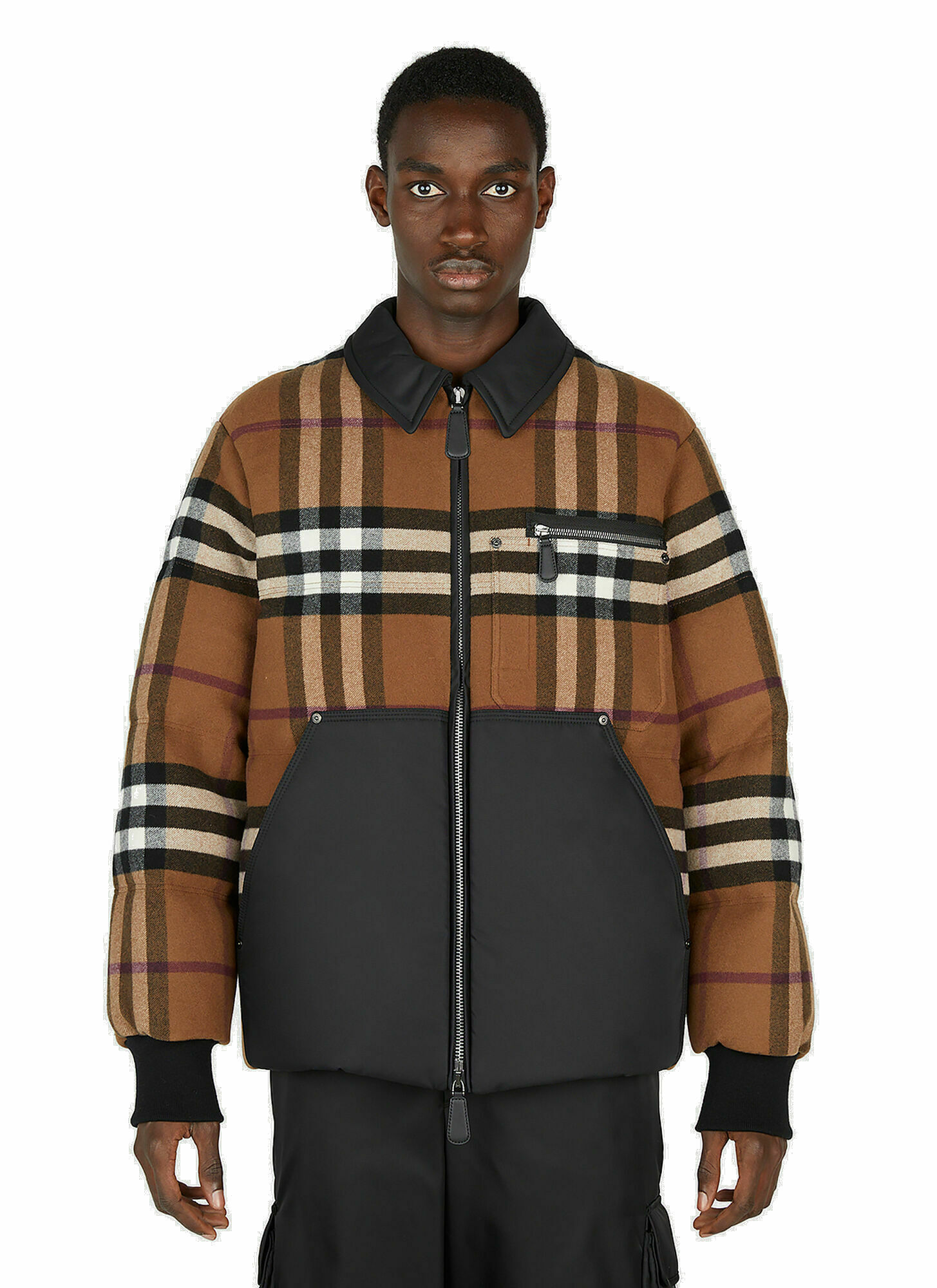 Burberry - Wheelton Padded Jacket in Brown Burberry