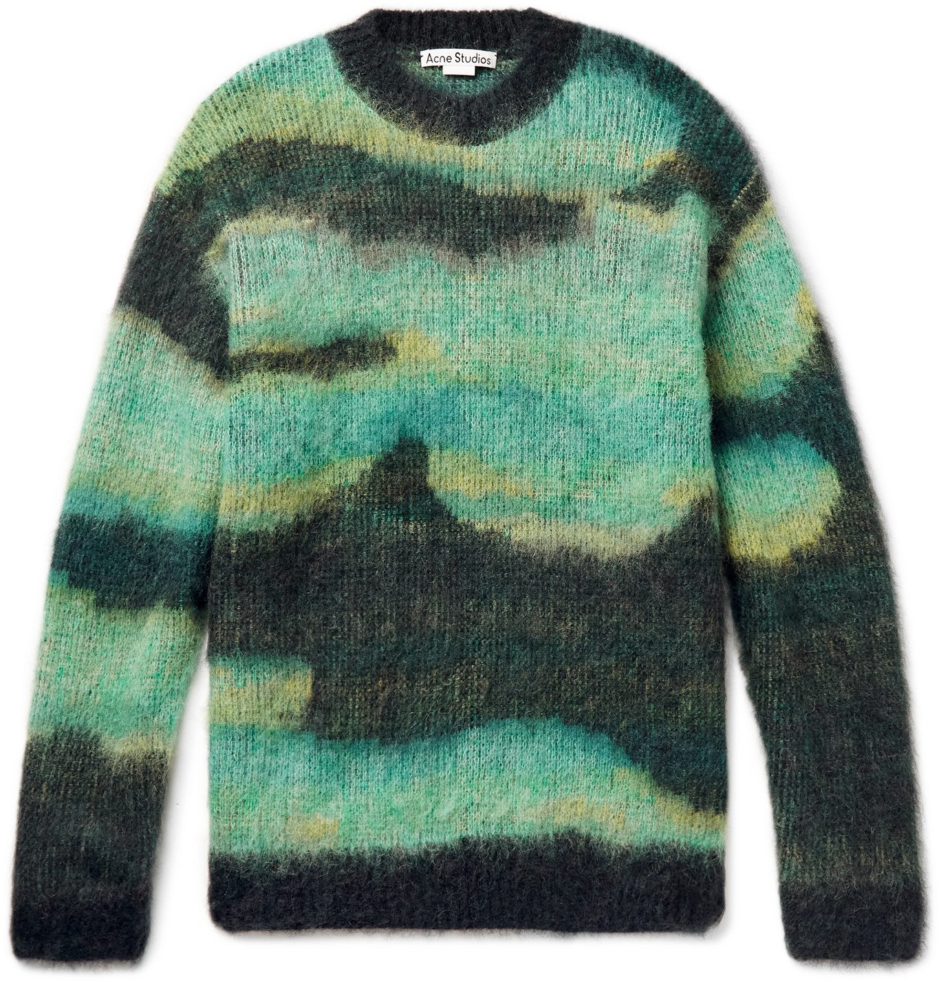 ACNE STUDIOS - Klinac Brushed Jacquard-Knit Sweater - Multi Acne