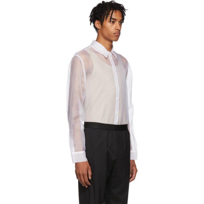 helmut lang transparent shirt