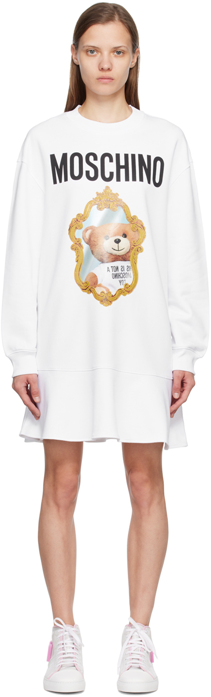 Moschino Teddy Bear Dress Moschino Teddy Bear Logo-Print Jersey Dress  Junior Cruise Fashion