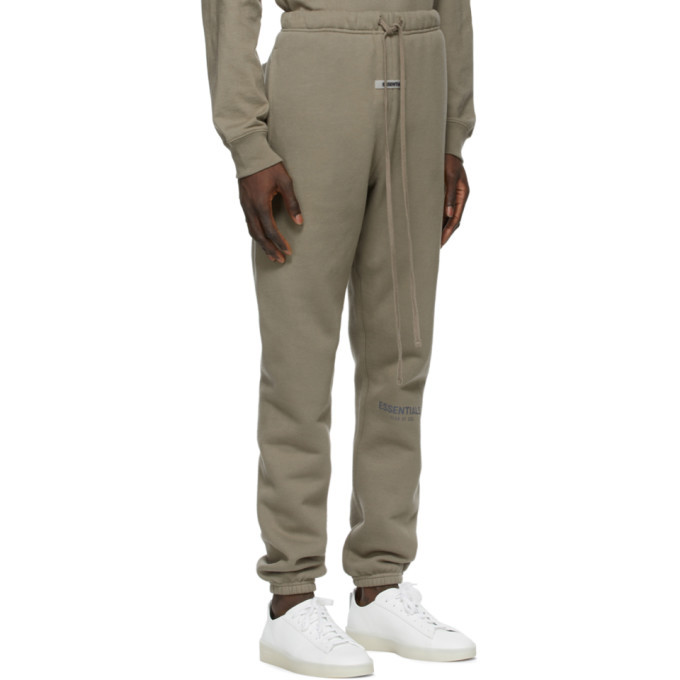 Essentials Taupe Fleece Lounge Pants 