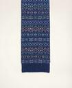 Brooks Brothers Men's Merino Space-Dyed Fair Isle Scarf | Navy