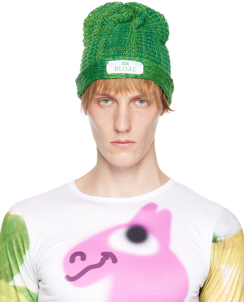 Bloke Green Logo Beanie Bloke