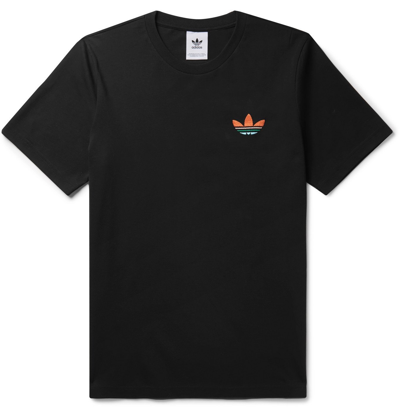 adidas Originals - Logo-Embroidered Printed Cotton-Jersey T-Shirt ...