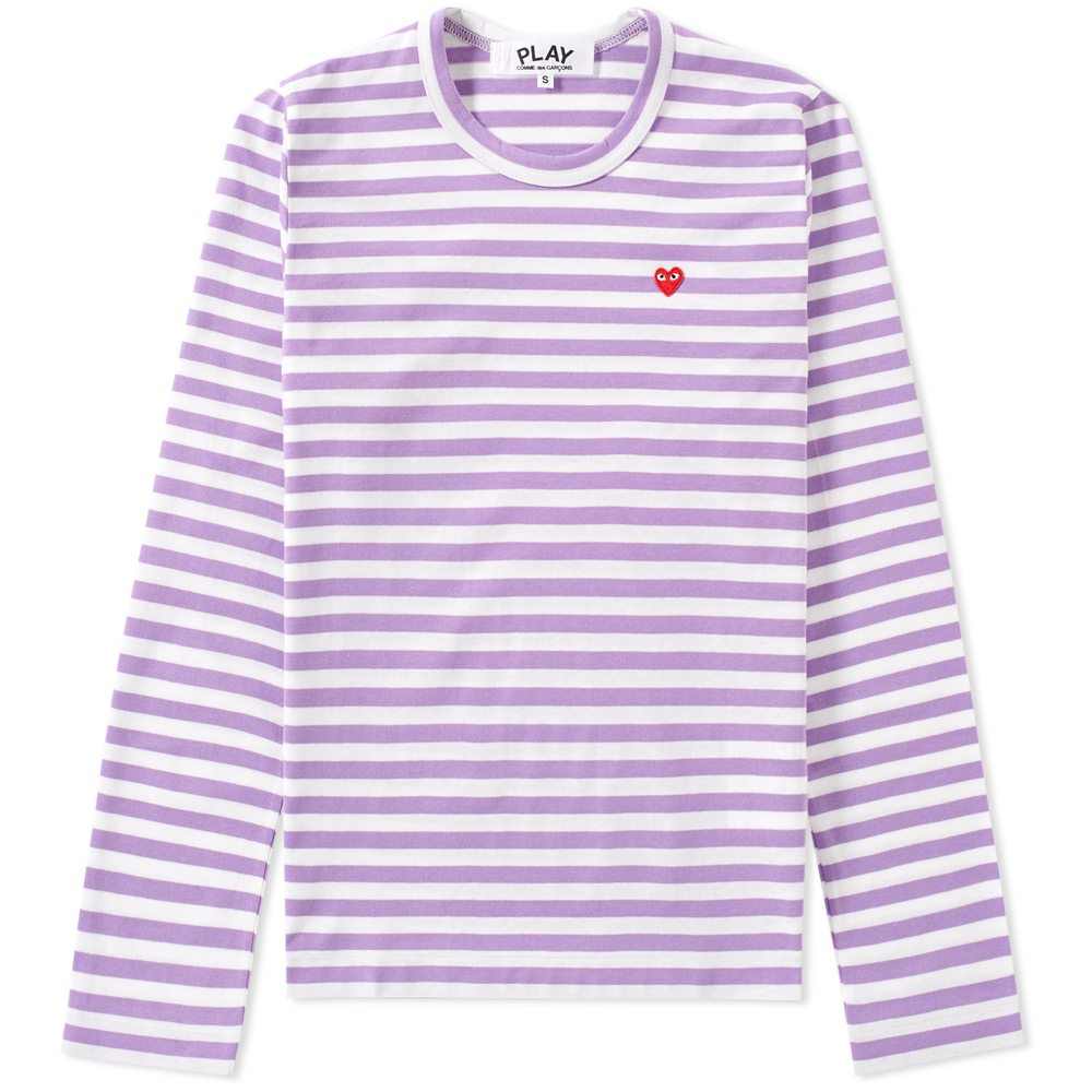 comme des garcons striped tee