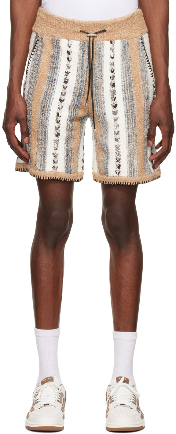 AMIRI Beige Viscose Shorts Amiri