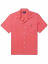 Polo Ralph Lauren - Convertible-Collar Logo-Embroidered Cotton-Poplin Shirt - Red