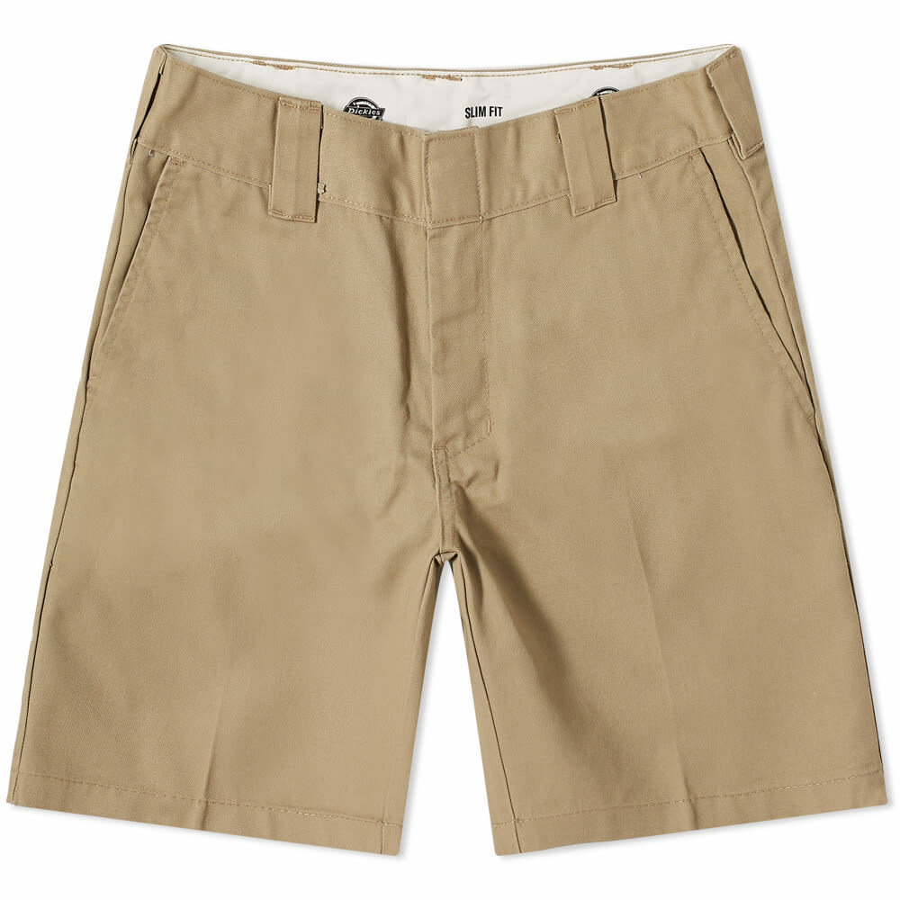 Dickies Men's Slim Fit Short in Khaki Dickies Construct