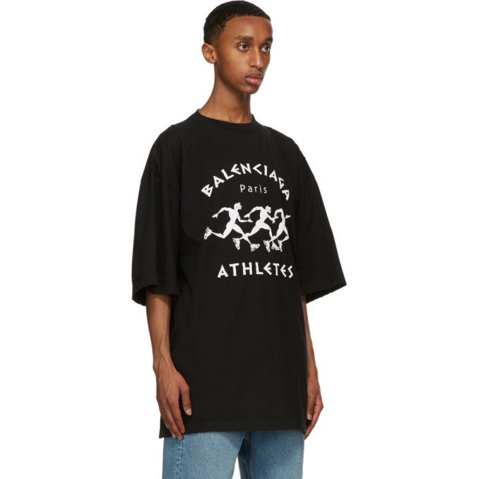 Balenciaga Black Marathon XL T-Shirt 