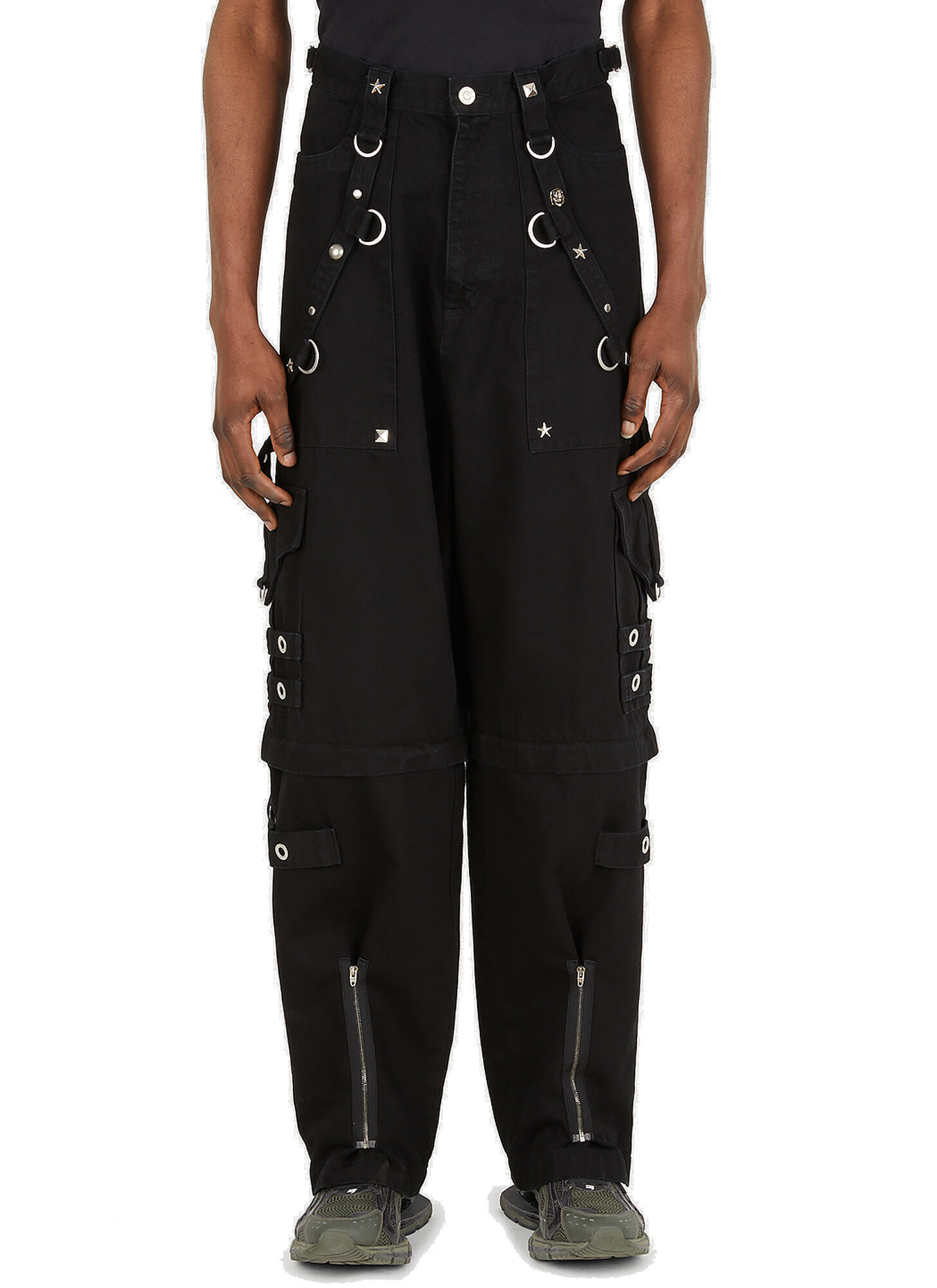 Raver Baggy Pants in Black Balenciaga