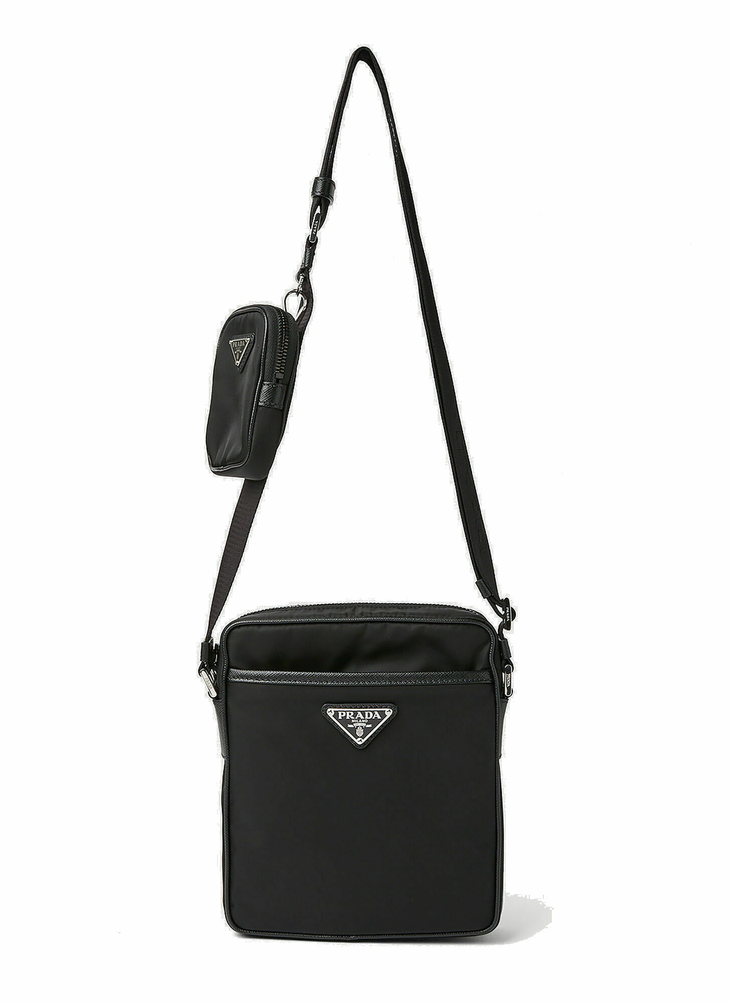 Re-Nylon Crossbody Bag in Black Prada