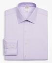 Brooks Brothers Men's Stretch Madison Relaxed-Fit Dress Shirt, Non-Iron Twill Ainsley Collar | Lavender