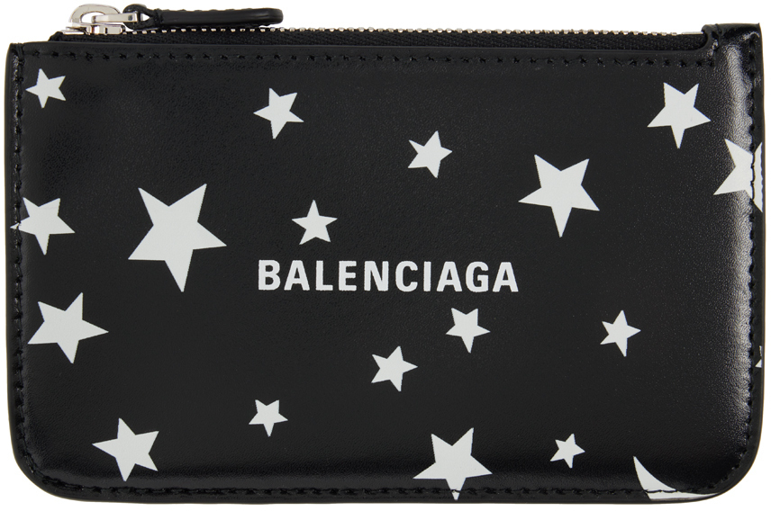 Balenciaga Black Moon & Stars Card Holder Balenciaga