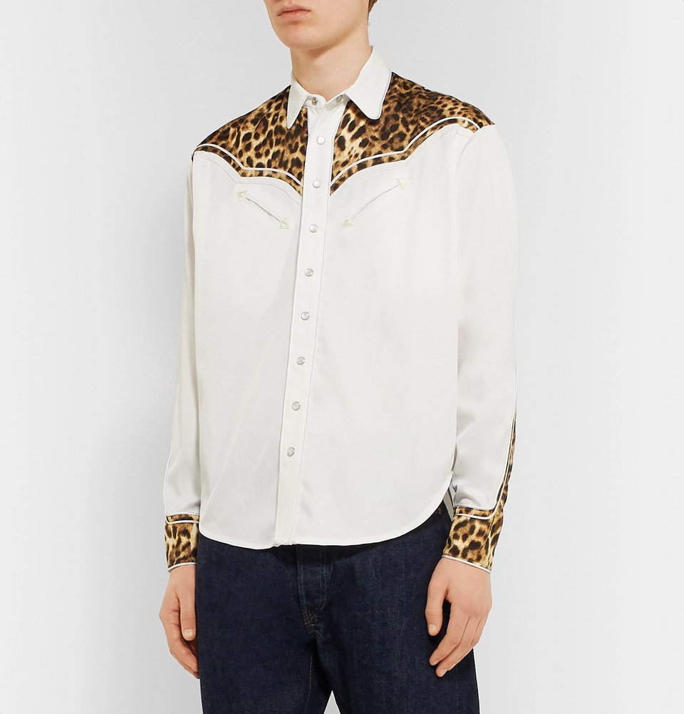 leopard western shirt